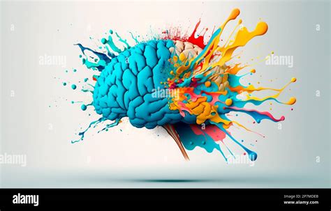 Creative Color Brain Explosion Of Colors And Creativity Smart And
