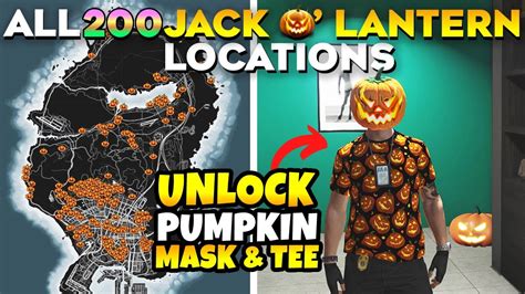 Gta Online All 200 Halloween Jack O Lantern Locations With Map How