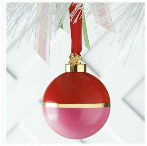 Kate Spade Set Of 3 Lenox Christmas Ornaments Ball Deck The Halls White