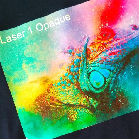 Laser 1 Opaque Transfer Paper For Dark And Colour Textiles For Laser