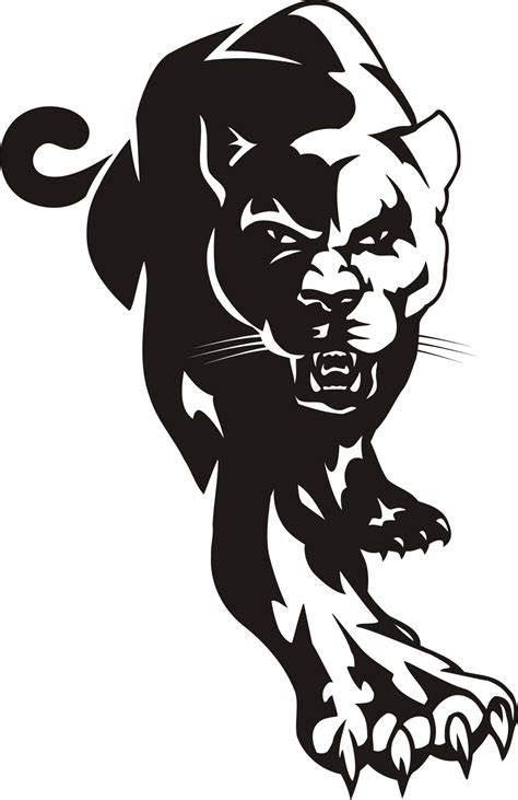 Panther Silhouette Clip Art Vector Clip Art Online Royalty Free Image 8739