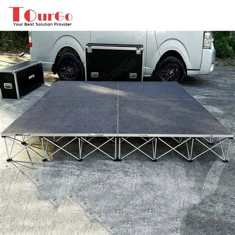 Tourgo Portable Staging System 8ft X 8ft Stage Platform Used Concert