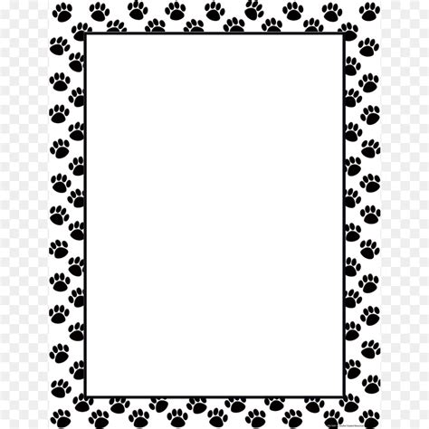 Paw Print Border Clipart Bear And Other Clipart Images On Cliparts Pub