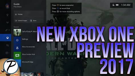 New Xbox One Preview Jan 23th 2017 Youtube