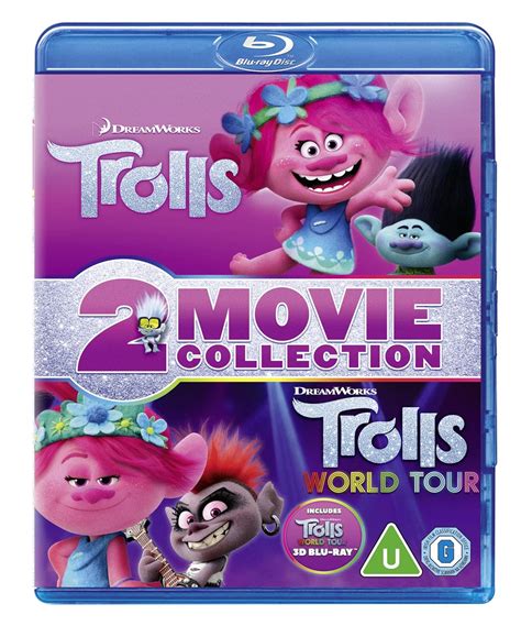 Trolls 2016 Trolls World Tour Blu Ray 3d 2xblu Ray