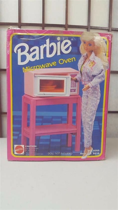Upc 026676093160 Vintage 1992 Barbie Furniture Stove Microwave Oven