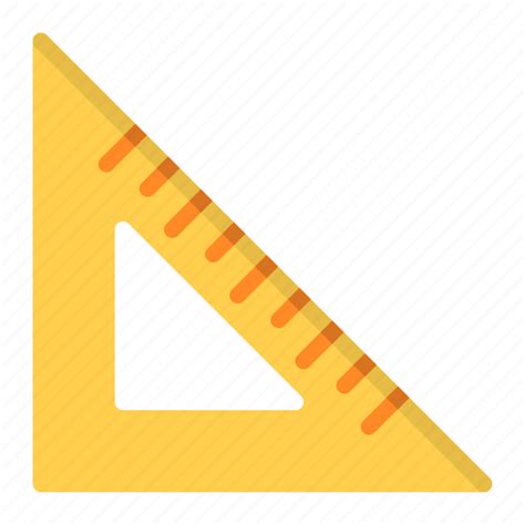 Measure Ruler Scale Triangle Icon