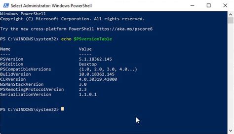 How To Check The Powershell Version In All Windows Versions