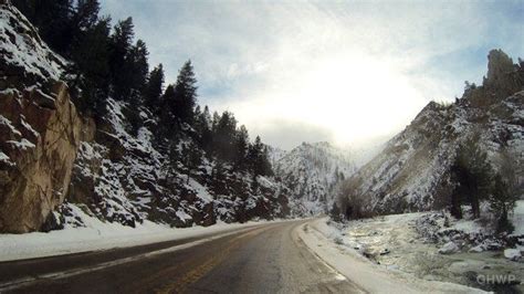 Drive Through Poudre Canyon In The Winter Time Lapse Travel Usa