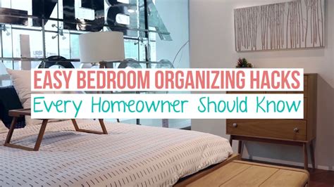 Closets big and small can all use some handy organizing tips! Easy Bedroom Organizing Hacks Every Homeowner Should Know ...
