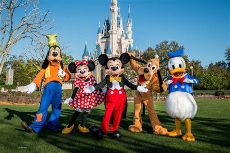 come visit goofy mini mouse mickie mouse pluto and donald duck at disney world florida