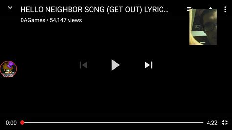 Hello, i'm your neighbor, goodbye i'll see you later, this place was not for you to look and see, take it from me! Hello Neighbor Song (GET OUT) Lyric video Reaction - YouTube