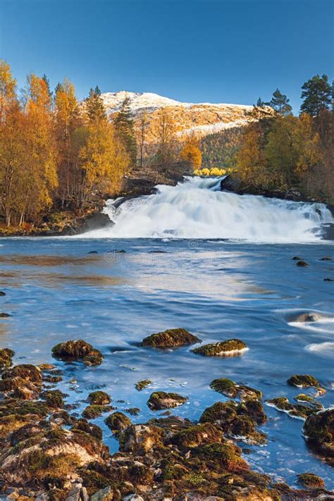 Norwegian Autumn Landscape Stock Photo Image Of Scenery 96274284