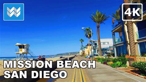 Walking Around Mission Beach And Pacific Beach Boardwalk In San Diego