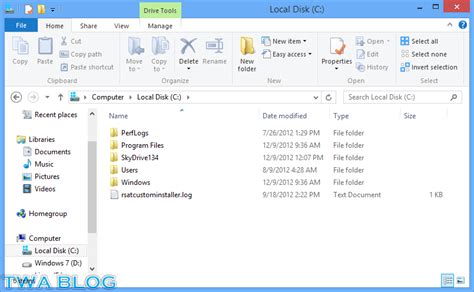 คีย์ลัดที่ช่วยให้ทำงานกับ Windows 8 File Explorer ได้สะดวก