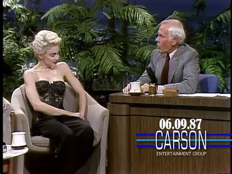 Madonna Flirts In Her 1st Talk Show Interview On Johnny Carsons