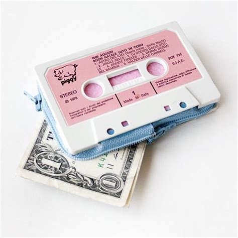 How To Make A Fun Cassette Tape Wallet Tape Crafts Fun Crafts Diy And
