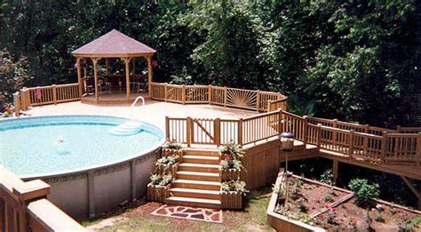 I Absolutely Love This Pool Deck With The Gazebo Built Into It Ill