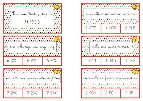 Les Nombres Jusqu à 9 999 Ce2 La Galerie