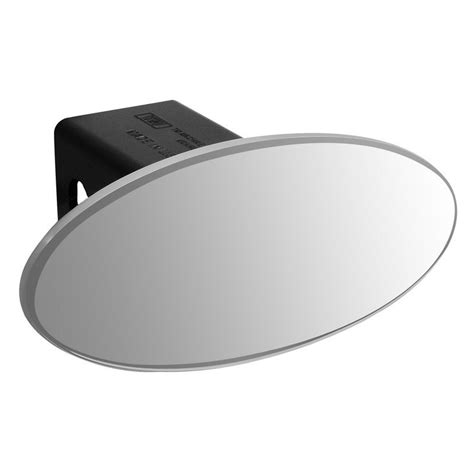 Defenderworx® 25221 35 Oval Brushed Hitch Cover For 2 Receivers