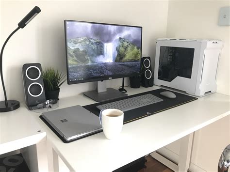 Cubicubi home office rustic computer desk. Modern White Gaming Desk Ideas and Accessories | Gaming ...