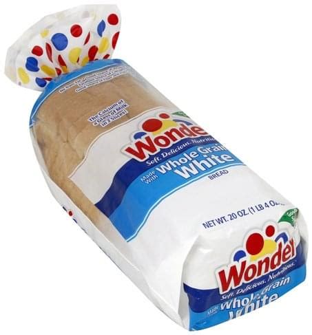 Wonder Whole Grain White Bread Oz Nutrition Information Innit