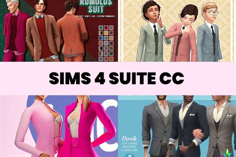 15 Must Have Sims 4 Suit Cc Options You Need To Download Modsella