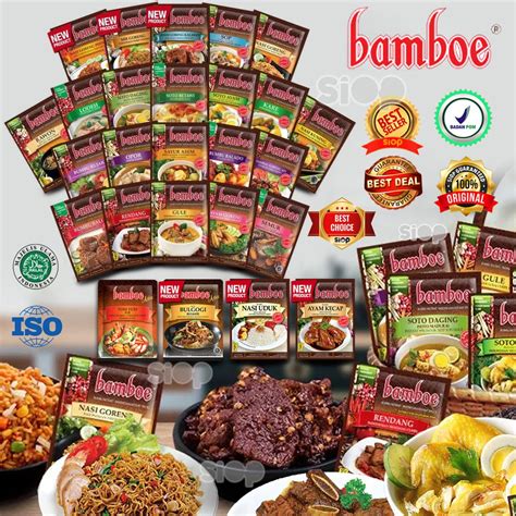 List of popular bumbu instan daging prices in ralali. BAMBOE Bumbu Dapur Instan Spices- Bumbu Masak -II | Shopee ...