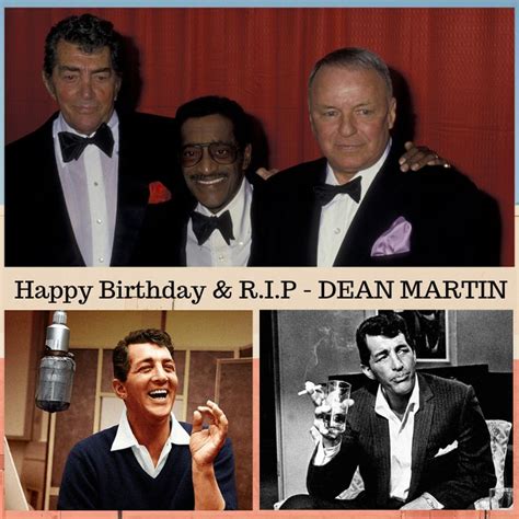 Happy Birthday And Rip Dean Martin 1917 Born Dean Martin