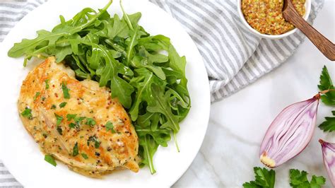 Add the wine, garlic, and dijon mustard. Creamy Dijon Chicken Recipe | The Domestic Geek