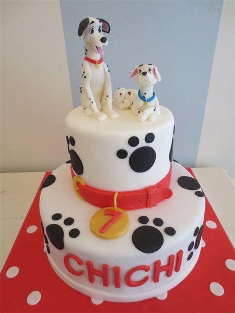 Every product is homemade and freshly baked at our pet bakery. Pongo & Peggy cake | Dog birthday cake, Dog cakes
