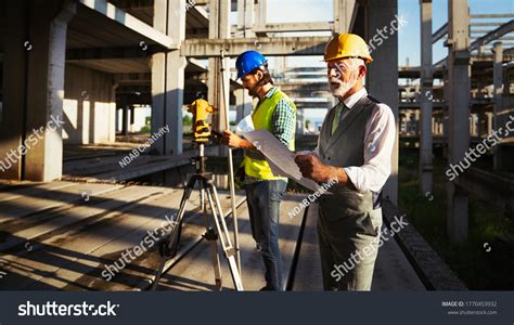 Engineer Contractor Architect Teamwork Construction People Stock Photo