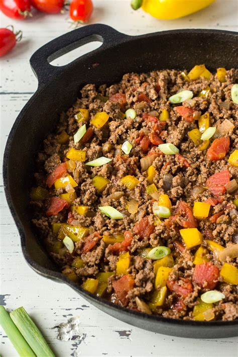 Mexican Ground Beef Skillet Gf Paleo Whole30 Hot Pan Kitchen
