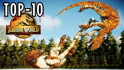 Top 10 Best Indoraptor Animations Jurassic World Evolution 2 Youtube