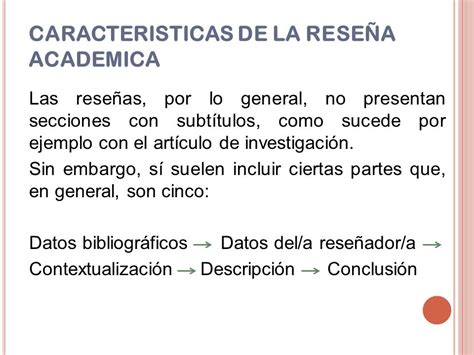 Caracteristicas De Una ReseÃ±a Literaria Pares