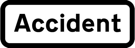 Accident Ahead Sign Theory Test