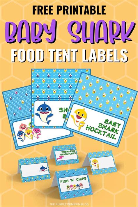 Free Baby Shark Party Printables Baby Shark Printables