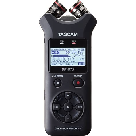 Tascam Dr 07x 2 Input 2 Track Portable Audio Recorder Dr 07x