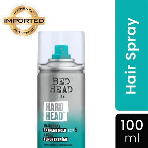 Tigi Bed Head Hard Head Hair Spray With Extreme Hold Natural Shine