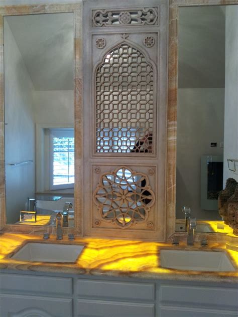 Architecture autocad bathroom bedroom design ideas dining area exterior furniture home decor interior design kitchen landscaping lighting living room others architectural book review. Urban Homestead created a peaceful bathroom using a marble jali panel from AOI Home | Paneling ...
