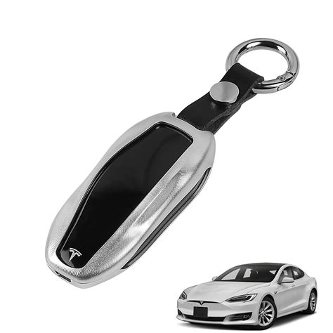Buy Lmzx Tesla Model S3y Key Fob Cover Holder Keychain Case Aluminum