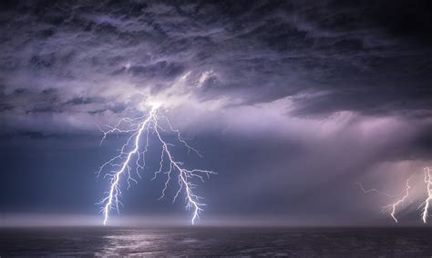 There Was Spectacular Lightning Storm Over The Pacific