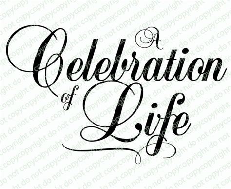 A Celebration Of Life Clipart Clipground