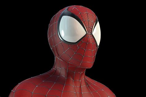 3d Print Model Spider Man Faceshell Cgtrader