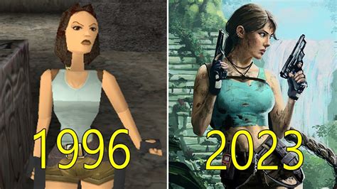 Evolution Of Tomb Raider Games 1996 2023