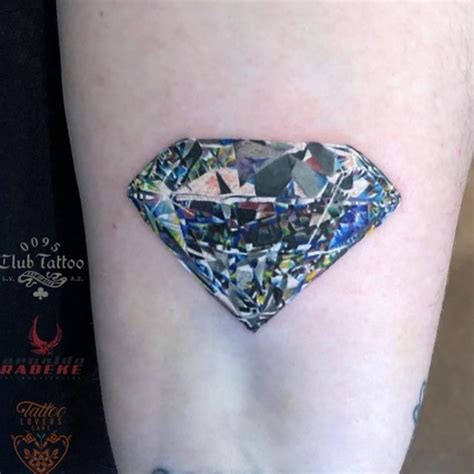 Realistic Diamonds Tattoos