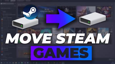 How To Move Steam Games To Another Drive Youtube