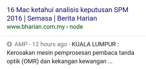 Perhatian dan panduan buat pelajar yang telah menduduki peperiksaan sijil pelajaran malaysia (spm) tahun 2016 yang berakhir disember yang lalu. Timbalan Menteri Pendidikan, Datuk P Kamalanathan ketika ...