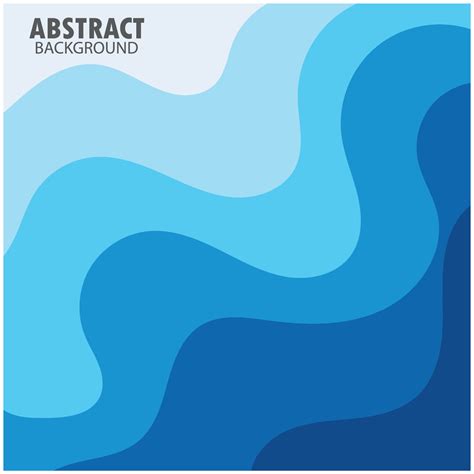 Abstract Wave Background Design With Blue Combination Vector 8052360