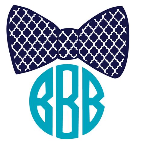 Quatrefoil Bow File For Cutting Machines Svg And Silhouette Etsy